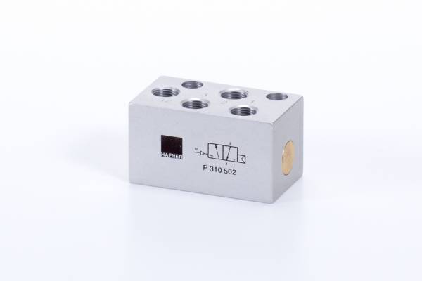Distribuitor 3/2 monostabil - actionare pneumatica, arc pneumatic, porturi in partea superioara, G 1/8, 650 l /min