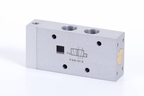 Distribuitor 5/2 monostabil - actionare pneumatica
