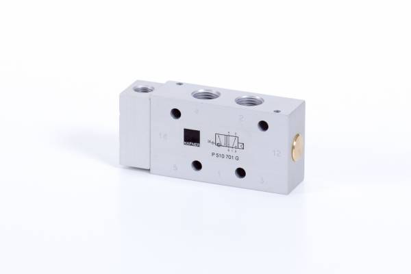 Distribuitor 5/2 monostabil - actionare pneumatica