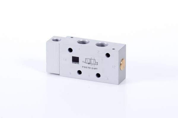 Distribuitor 5/2 monostabil - actionare pneumatica