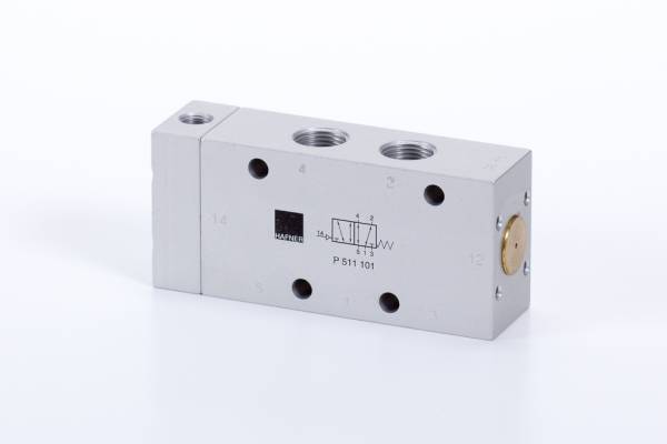 Distribuitor 5/2 monostabil - actionare pneumatica