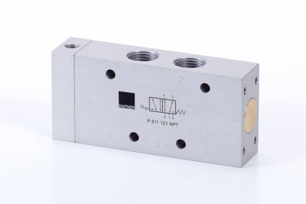 Distribuitor 5/2 monostabil - actionare pneumatica