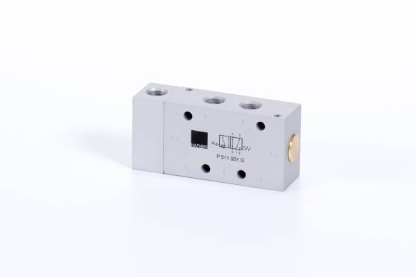 Distribuitor 5/2 monostabil - actionare pneumatica
