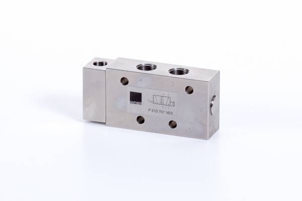 Distribuitor 5/2 pneumatic, monostabil - INOX