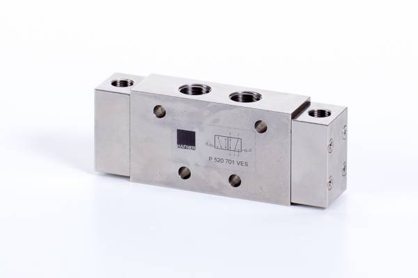 Distribuitor 5/2 pneumatic, bistabil - INOX