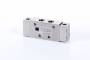 Distribuitor 5/3 pneumatic, centru presurizat - INOX