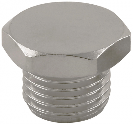 Dop cu hexagon extern, filet G 3/8&QUOT;, PN 75, alama nichelata