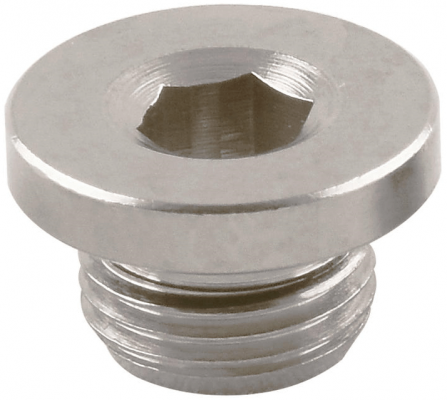 Dop cu hexagon intern, filet G 1&QUOT; cu O-ring, alama nichelata