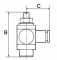 Drosel cu filet ext. G 1/4&QUOT; si conector push-in 8 mm, reglaj cu surubelnita, droselizare furtun - filet