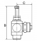 Drosel cu filet exterior G 1/4 si conector push-on 6/4 mm, droselizare furtun - filet