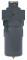 Filtru cu carbune activ si manometru diferential, G 3/8&QUOT;, 1170 l/min