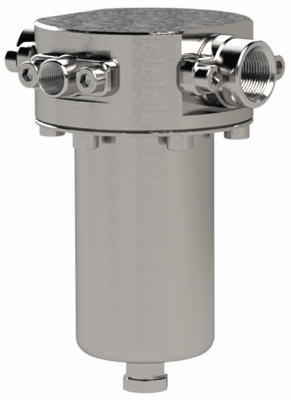 Filtru din inox 1.4404, 50 µm, G 1/2, 2500 l/min