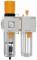 Grup preparare aer FR+L G 1/2&QUOT;, 1800 l/min, purjare automata, manometru patrat - seria SMART