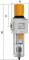 Filtru regulator cu purjare automata G 1/2&QUOT;, 1900 l/min, manometru patrat - seria SMART