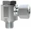 Fiting L banjo cu filet ext. si O-ring, G 1/4&QUOT;, tub Ø8mm, 400bar, otel galvanizat