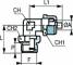 Fiting vacuum cot cu O-ring