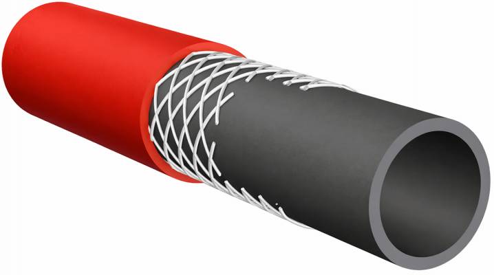 Furtun racire destinat instalatiilor de turnare prin injectie, 12,7x22 mm, rosu