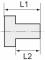 Adaptor cu filet exterior 1/2&QUOT; - 27 UNS si filet interior G 1/4&QUOT;