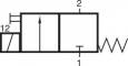 Distribuitor 2/2 electric, normal inchis