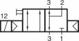 Distribuitor NAMUR 3/2 - electric, NC, G 1/2, NAMUR 1/2, arc pneumatic