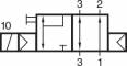 Distribuitor NAMUR 3/2 - electric, NO, G 1/4,  NAMUR 1/4, arc pneumatic