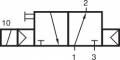 Distribuitor 3/2 electric, monostabil, montaj in linie tip MD