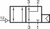Distribuitor 3/2 NAMUR - pneumatic
