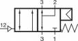 Distribuitor 3/2 NAMUR - pneumatic