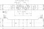 Distribuitor 5/3 electric, montaj pe placa, centru presurizat, porturi placa, tip MD