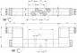 Distribuitor 5/3 electric, montaj pe placa, centru inchis, porturi placa, tip MH