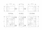 Pozitie individuala cu izolare distribuitor, sistem modular placi - distribuitoare 3/2