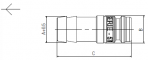 Adaptor furtun DN9