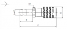 Cupla rapida DN6 dreapta si adaptor furtun
