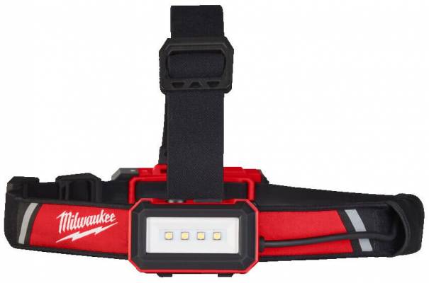 Lanterna frontala pentru casca de protectie, reincarcabila USB - Milwaukee L4 HLRP-301