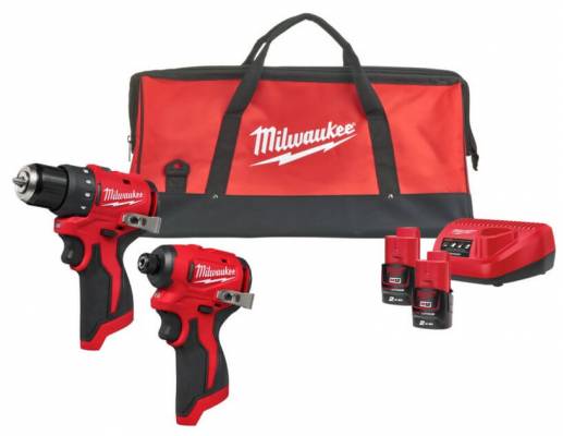 Set scule fara perii M12 - Milwaukee M12 BLPP2D-202B