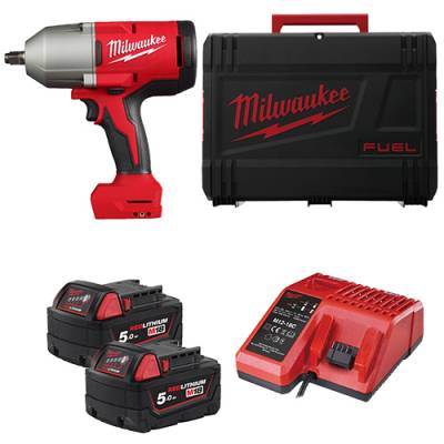 Cheie de impact, cuplu ridicat, motor fara perii si inel de frictiune - Milwaukee M18 BLHIWF12-502X