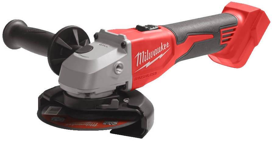 Polizor unghiular fara perii M18 125 mm cu comutator glisant - M18 BLSAG125X