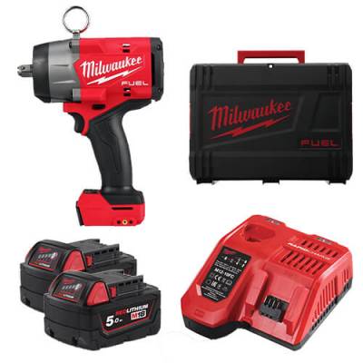 Cheie de impact, cuplu ridicat M18 FUEL 1/2″ cu pin de blocare - Milwaukee M18 FHIW2P12-502X