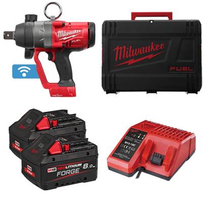 Cheie de impact 1″ ONE-KEY M18 FUEL, cuplu ridicat si inel de fixare - Milwaukee M18 ONEFHIWF1-802X