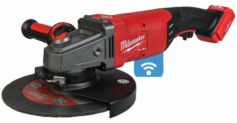 Polizor unghiular 230 mm cu franare si comutator clapeta M18 FUEL ONE-KEY - Milwaukee M18 ONEFLAG230XPDB-0