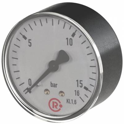 Manometru standard, atac axial, carcasa plastic, 0 - 100 bar, Ø50, G 1/4&QUOT;