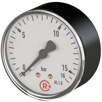 Manometru standard, atac axial, carcasa metalica, 0 - 10 bar, Ø50, G 1/4&QUOT;