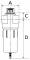 Micro-filtru cu manometru de presiune diferential, G 1/2&QUOT;, 1170 l/min