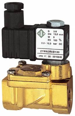 Electroventil 2/2, NO, actionare pilotata, 24 V DC, NBR, G 3/8&QUOT;, 0,2 - 16 bar