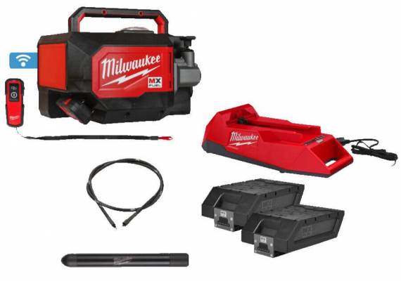 Vibrator de beton MX FUEL cu servieta - Milwaukee MXF CVBCKIT-602