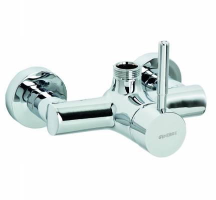 Mixer perete cu maner pentru baterie cu pre-clatire