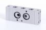 Distribuitor 5/3 NAMUR pneumatic - centru inchis