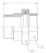 Niplu detasabil, filet int. Rp 1/2&QUOT;-ext. R 1/2&QUOT;, etansare plana, inox AISI 316