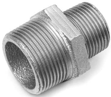 Niplu din fonta maleabila zincata, R 1 1/4&QUOT;-R 2&QUOT;