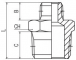 Niplu R 1/2&QUOT;-R 1&QUOT;, PN 25, alama nichelata